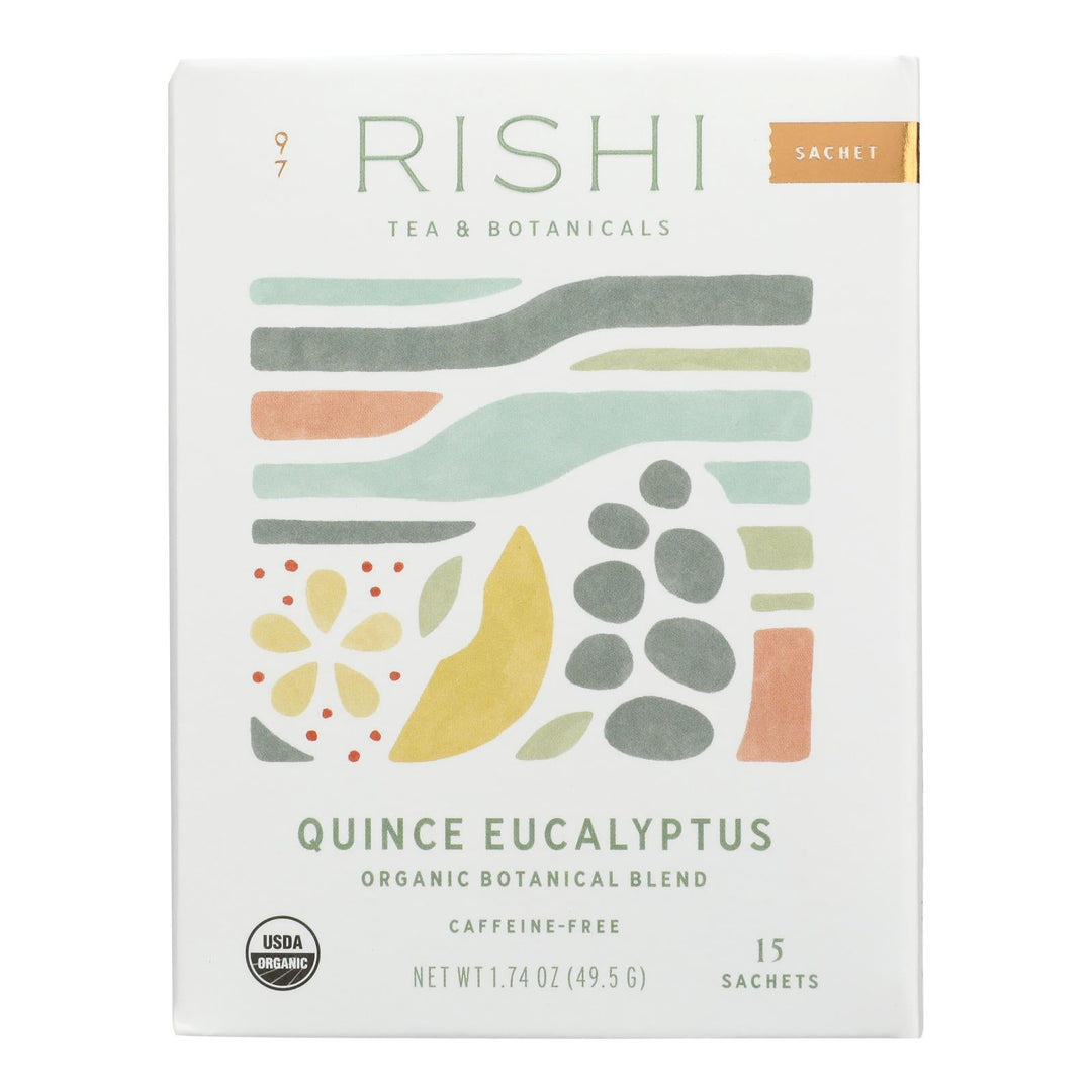 Rishi - Tea Quince Eucalyptus - Case Of 6 - 15 Bag - Maras Green